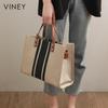 Viney Große Canvas Laptop-Tragetasche für Damen