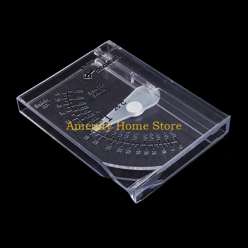 F26C Seawater Hydrometer for Aquarium Seawater Densimeter Salinity Meter Specific 1.000-1.030 Salinity Ppt 0-40