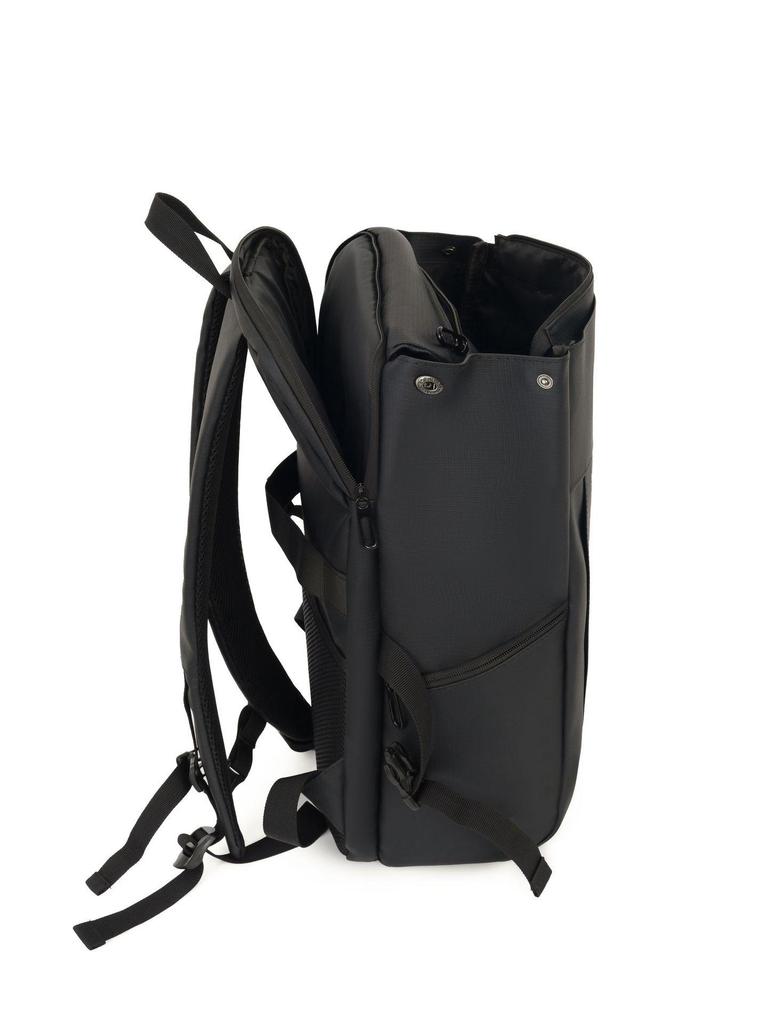 Minimalist Water-resistant Leather Backpack - Ideal for Men, Students, and Commuters