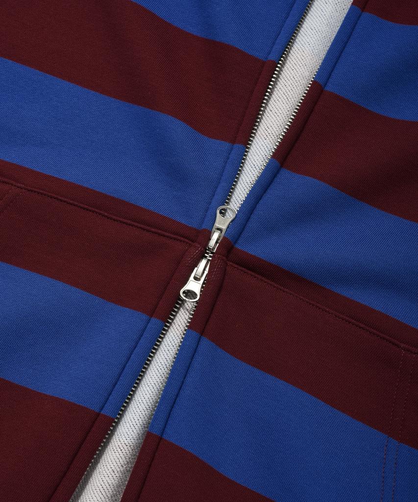 Retriever Club Bold Stripe Hood Zip Up [Blue]