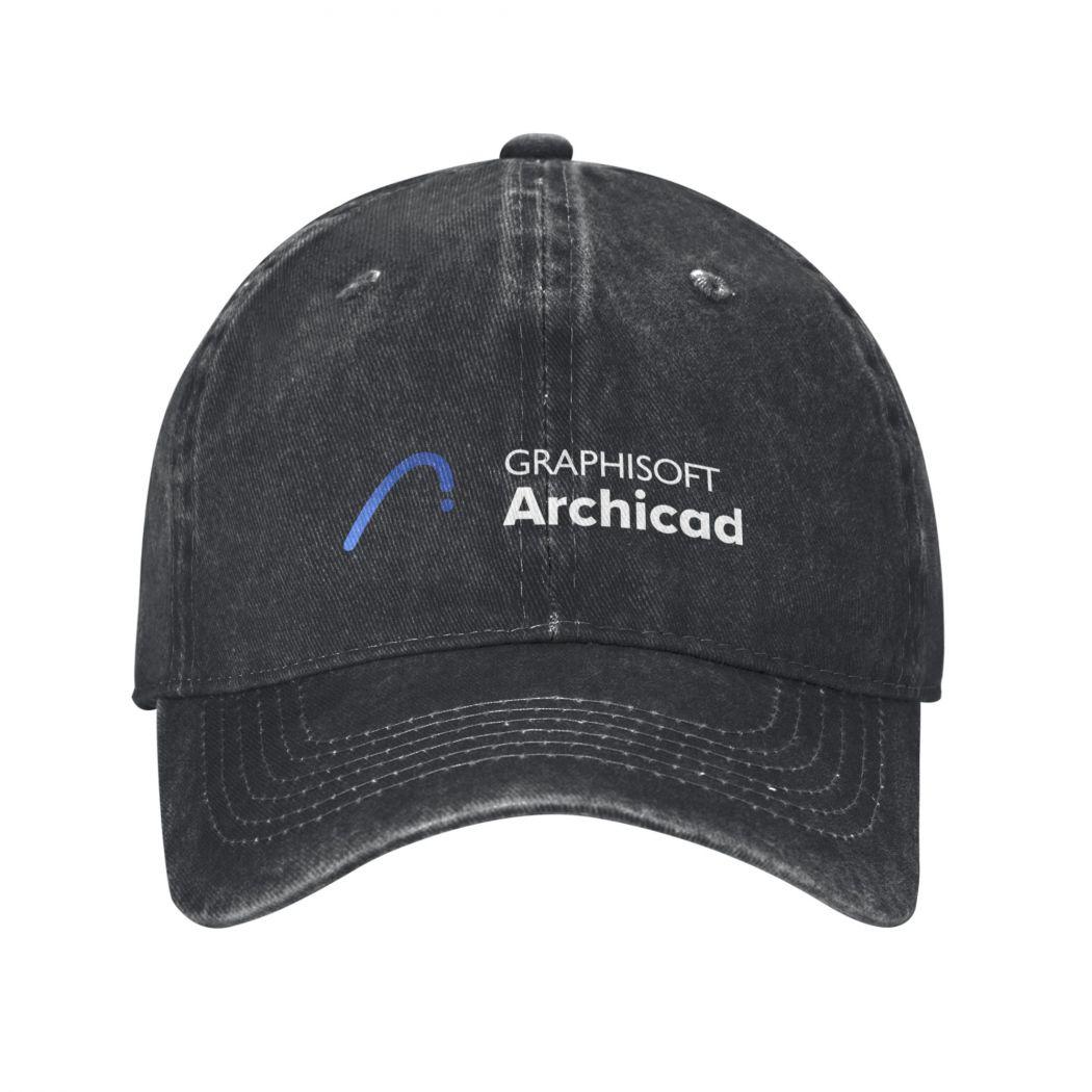 NEW Graphisoft ArchiCAD Hats Hip Hop Hat Cotton Baseball Cap Custom Adjustable Trucker Hat for Unisex  WoUnisex Adjustable
