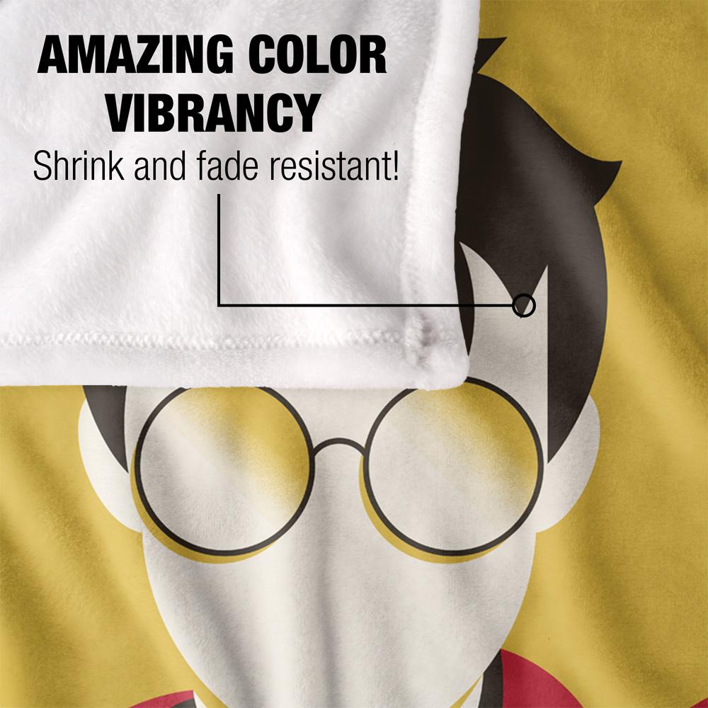 HARRY POTTER Icons Silky Supersoft Blanket