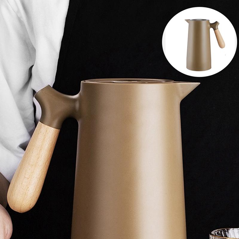 T02C!1L Large Capacity Thermos,Thermal Insulation Kettle,Household Thermal Insulation Pot,Hot Water Bottle