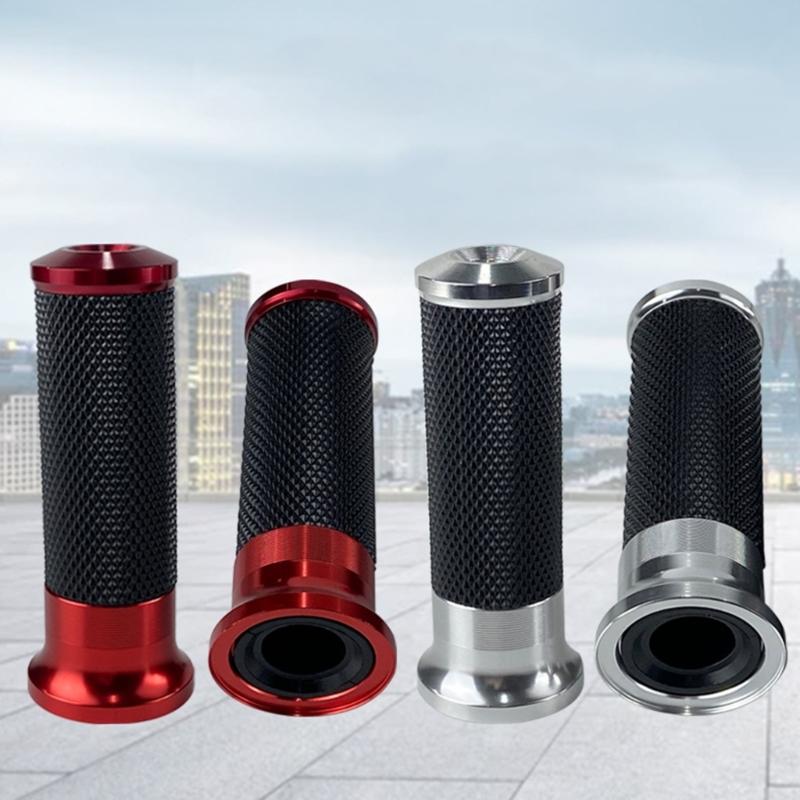 Motorcycles Grips Non-Slip Aluminium Grip 7/8" 22mm Motorcycles Comfortable Hand Handlebar Grip Thruster Grip