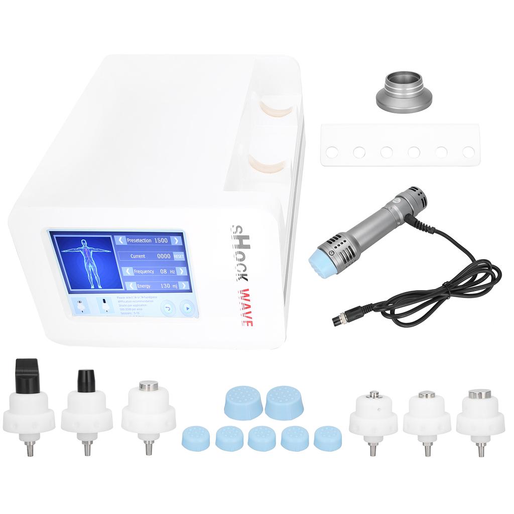 ED Shock Waves Treatments Machine Pain Relief Shockwave Physiotherapy Instrument 110‑240VUS Plug
