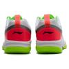 Li Ning Gladiator Cushioning, Wear Resistant Low top Badminton Shoes Unisex Fluorescent Flame Red AYZT011-2