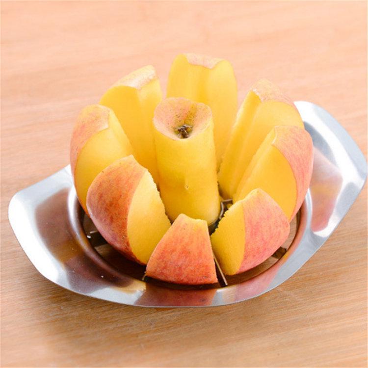 Stainless Steel Apple Slicer and Corer Fruit Cutter Kitchen Gadget