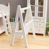 1:12 Swing Chair Model White Garden Swing Miniature Furniture Dolls Accessory