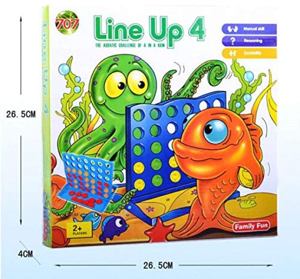 Ms.0 3D 4-in-a-row Puzzle, Imported Safety Inspection Passed, 3D Puzzle, Competitive, Educational, Intellectual Game, Adult Toy, Product Liability