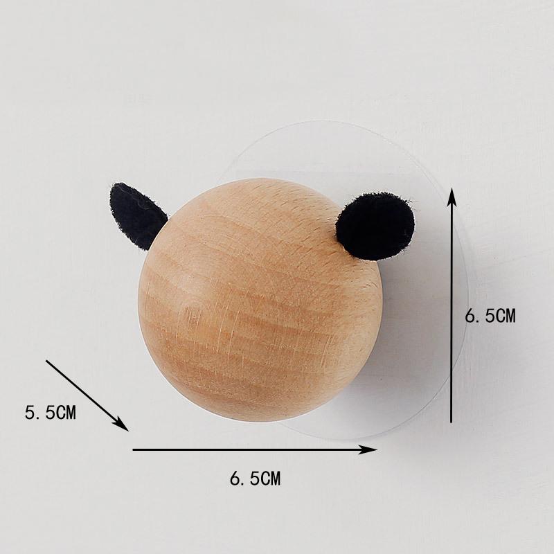 

Украшение для детской спальни в скандинавском стиле, вешалка для головы животного без перфорации, настенное украшение, креативная вешалка C