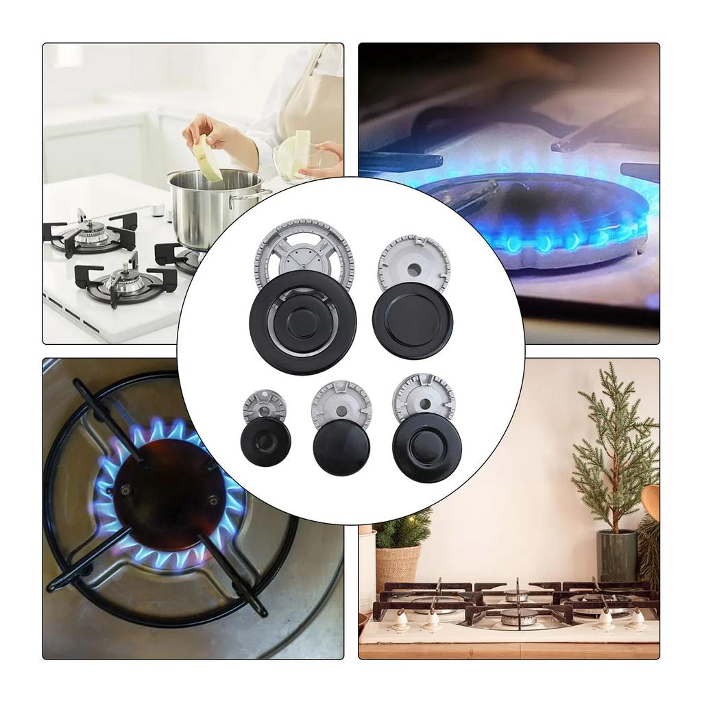 Set de Sombrero de Cocina Horno Cocina de Gas Para Cocina Para Estufa SABAF Manijas Kits de Tapa Accesorios para Estufa Tapas de Hierro Distribuidor de Llama