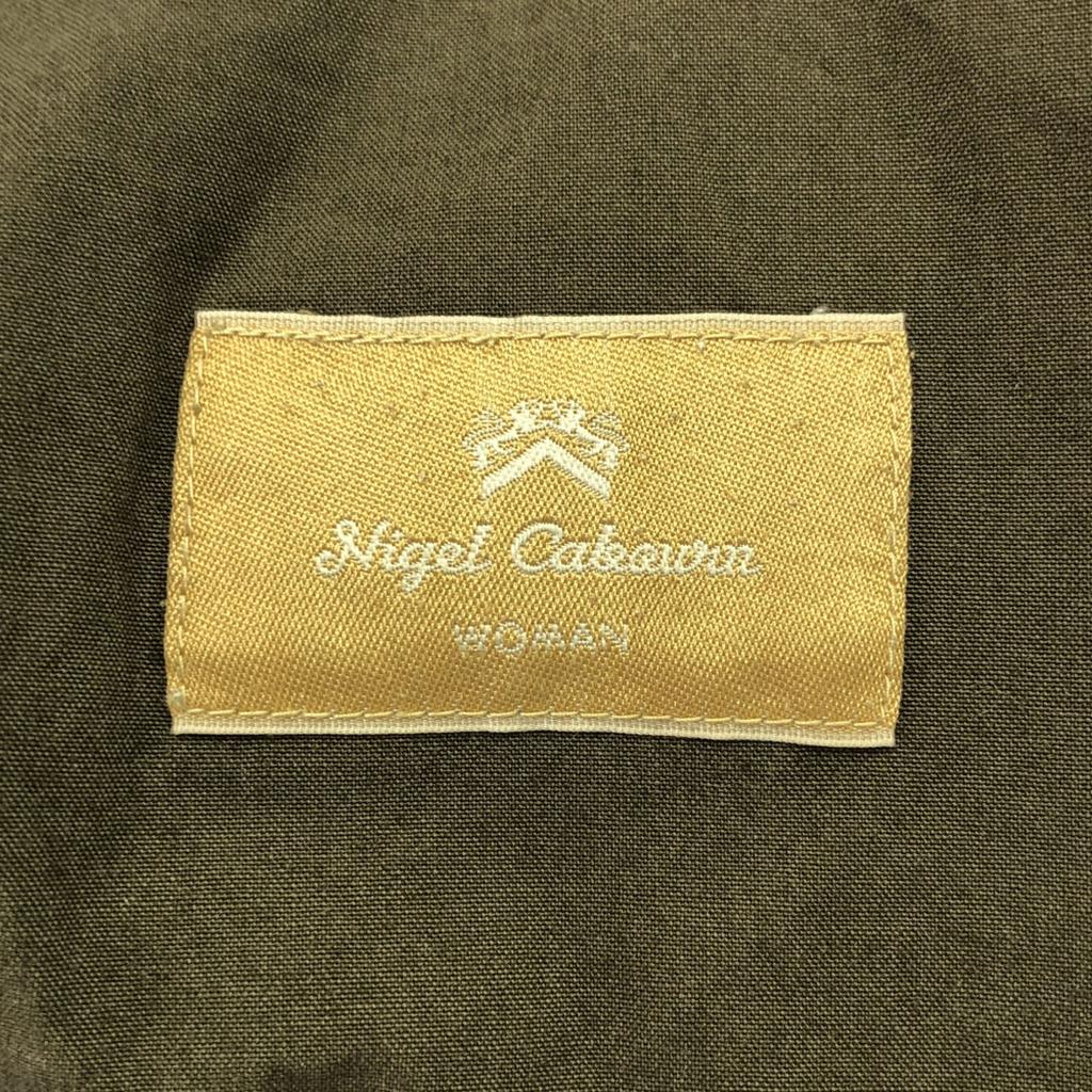 Nigel Cabourn Cropped Cargo Pants Khaki Button Fly Women Used