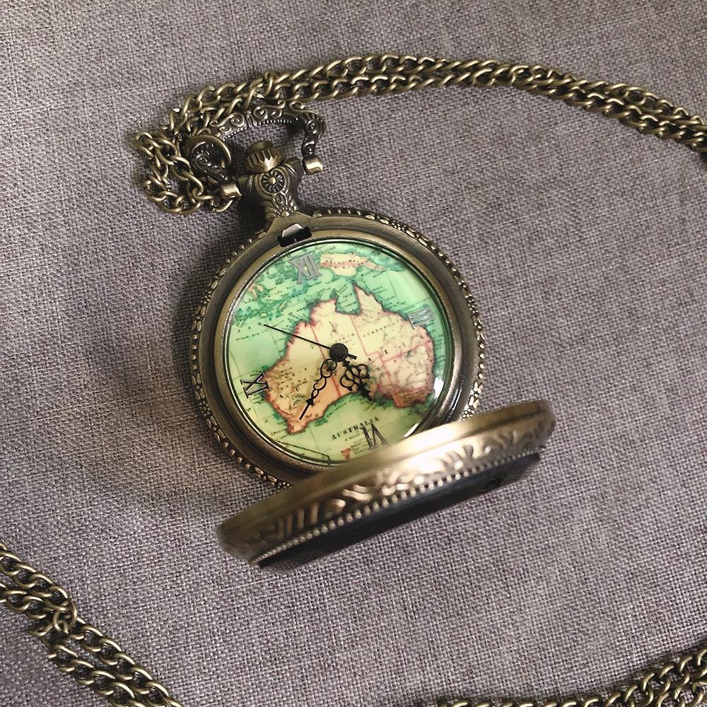 Pocket Watch Retro Style Flip Student Men's Mechanical Exquisite Test Hanging