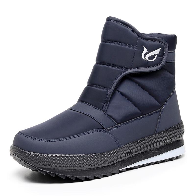 Men s Fleece-Lined Warm Mid-Top Snow Boots 39-47