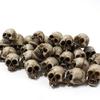 Resin Skull Figurines Set of 40 Mini Skulls Decor for Home and Garden Accent