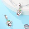 Copper Fashion Whale Guardian Wing Drunk Angel Charms Beads Fit Diy Bracelets For Women Birthday Fine Jewelry Gift