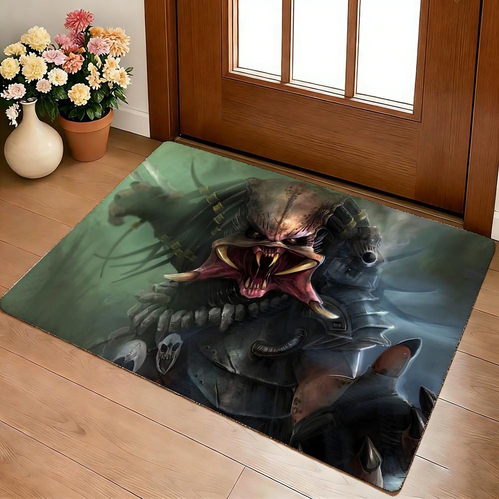 The Predator Classic Movie Floor Mat Cozy Flannel Soft Thick Non-Slip Mat For Living Room Bedroom Kitchen Decor Rugs