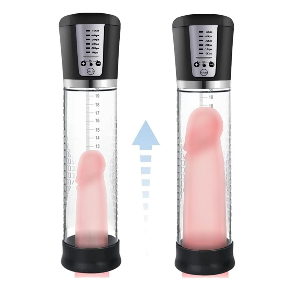 HESEKS Electric Penis Pump Male Masturbators Man Cock Sucking Penis Enlargement Vacuum Pump Male Enlarger Extender For