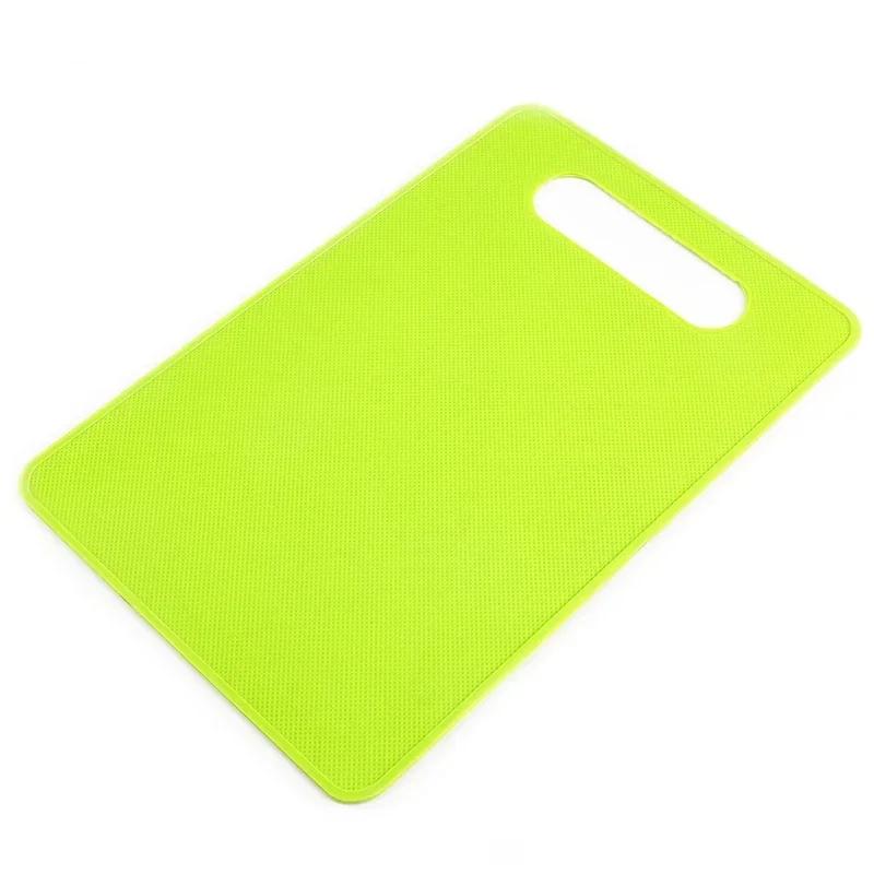 Reversible Plastic Cutting Board Non-slip Kitchen Mat for Meat and Vegetable Dishwasher Safe Chopping Board for Outdoor Camping