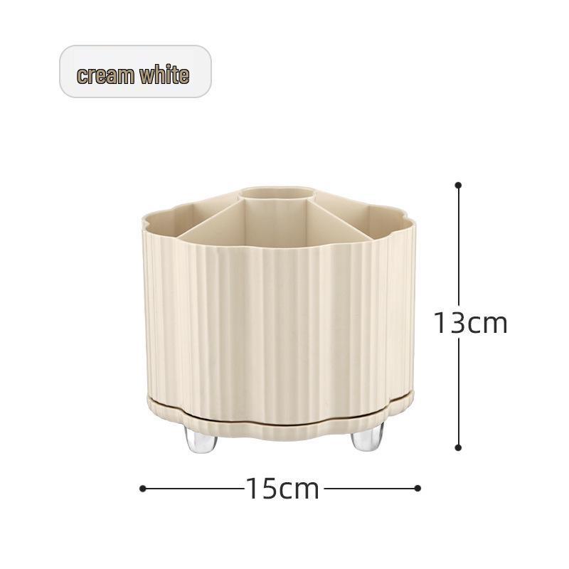 Suport rotativ pentru depozitarea pensulelor de machiaj și a produselor cosmetice