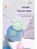 Portable USB Neck-Hanging Mini Fan: Foldable, Hand-Free, and Powerful for Outdoor and Desktop Use