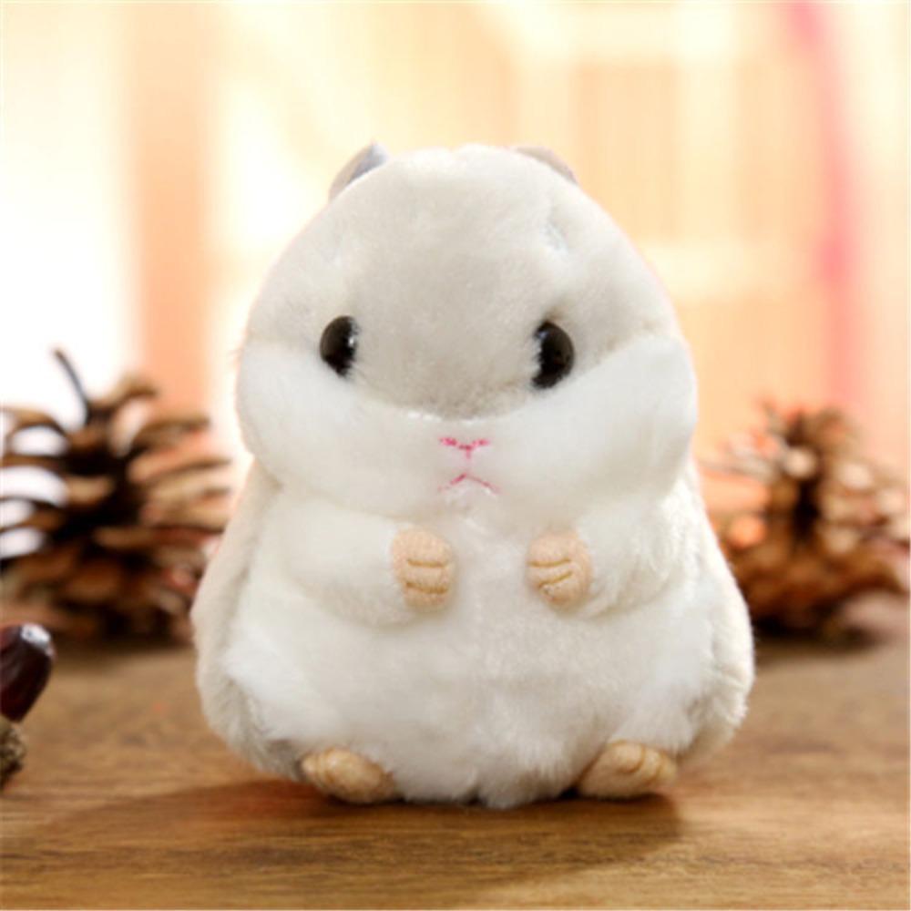 Cute hamster doll plush toy keychain bag small pendant doll gift rag doll gift