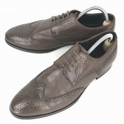 Zapatos Oxford de Piel GEOX [26.0/Marrón Oscuro] Zapatos de Vestir(USADO)