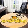 1pc Garfield Cat Office Round Area Rug,Bedroom Living Room Home Decor, Room Deco a1016127