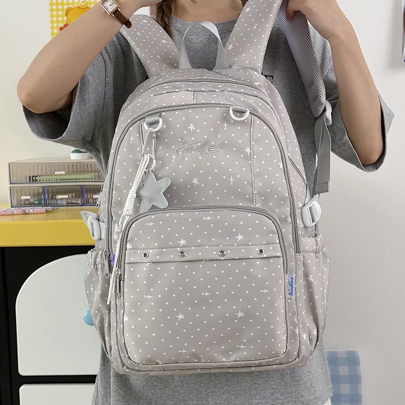 Schoolbag Japan and Korea new junior high school high school college student schoolbag female small fresh and cute large capacity backpack simple a