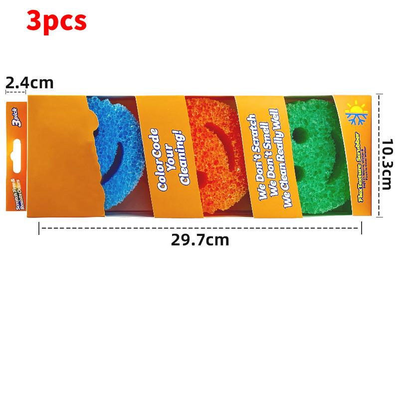 

Скрабирующая губка для уборки, губка для мытья посуды, термочувствительный скрабер, кухня Set 2