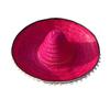 Mexican Sombrero Hat Colorful Felt Fiesta Large Sombrero Hat with Ball Fringe for Fiesta Mexican Theme Party Outfit Accessories