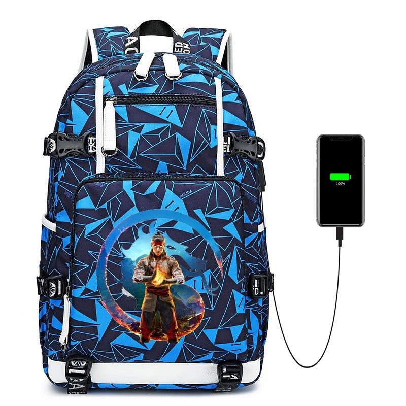 Mortalkombat High Quality Middle School School School Bag Starry Sky Waterproof Backpack 60503