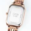 Ladies Retro Steel Strap Small Dial Fashionable Small Square Watch Temperament Waterproof Quartz Watch
