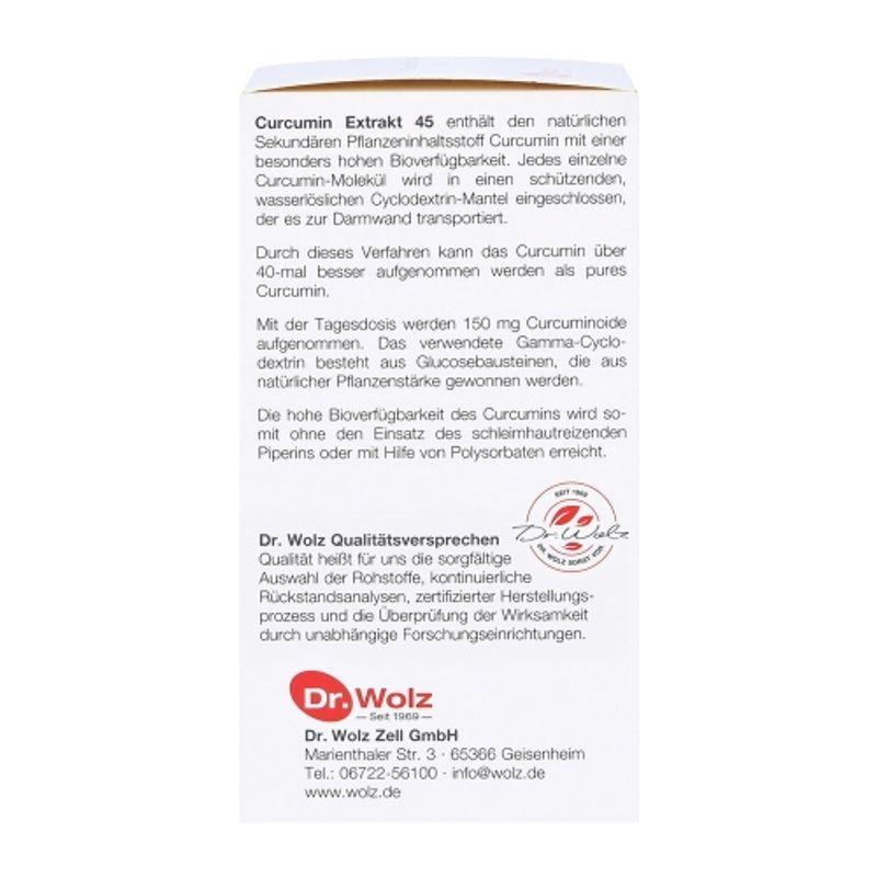 Dr. Bolts Curcumin 45 Extract 90 Capsules
