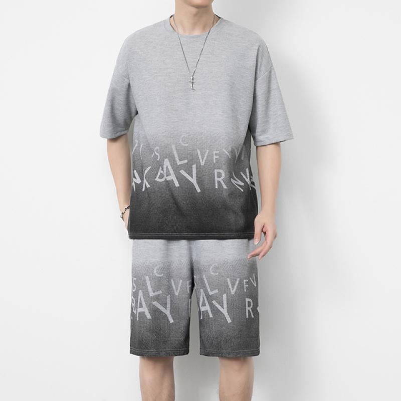 

Комплект шорт с принтом, мужская модная одежда, наряды в стиле хип-хоп, мужская уличная одежда, комплекты из 2 предметов, мужская повседневная одежда 6XL