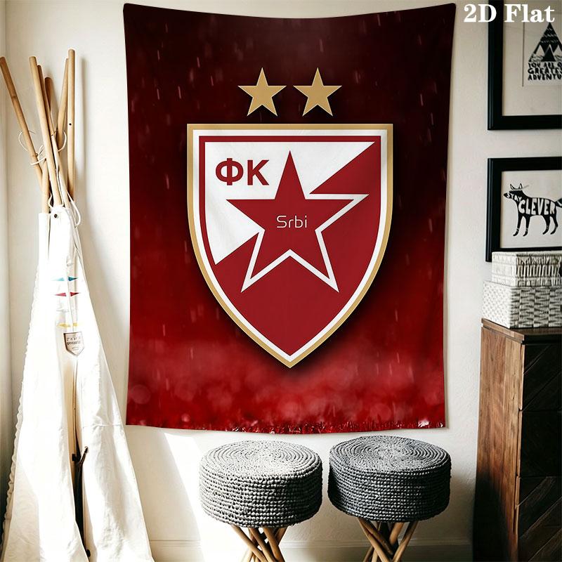 CZ Logo Wall Hanging Printed Fabric Blanket Decorative Tapestries for Bedroom Living Room Home Decor