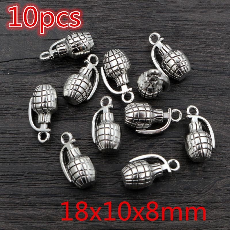 New Fashion Antique Silver Plated Airplane Grenade Helicopter Chrams Metal Alloy Pendant DIY Charms DIY Jewelry Making Findings