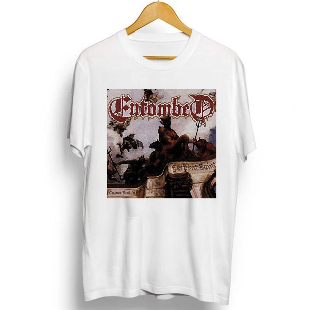 2023 Arrived T Shirt Death Metal Entombed Left Hand Path Album Vintage Print tshirts 100% cotton Short Sleeve Top Tees