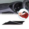Glossy Piano Black Dashboard Trument Side Trim Sticker For Subaru WRX VB 22+