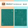 A2/A3/A4 Double-Sided Cutting Mat for Desktop Protection and Crafting - Ideal for Carving, Eraser Stamping, and Paper Cutting.