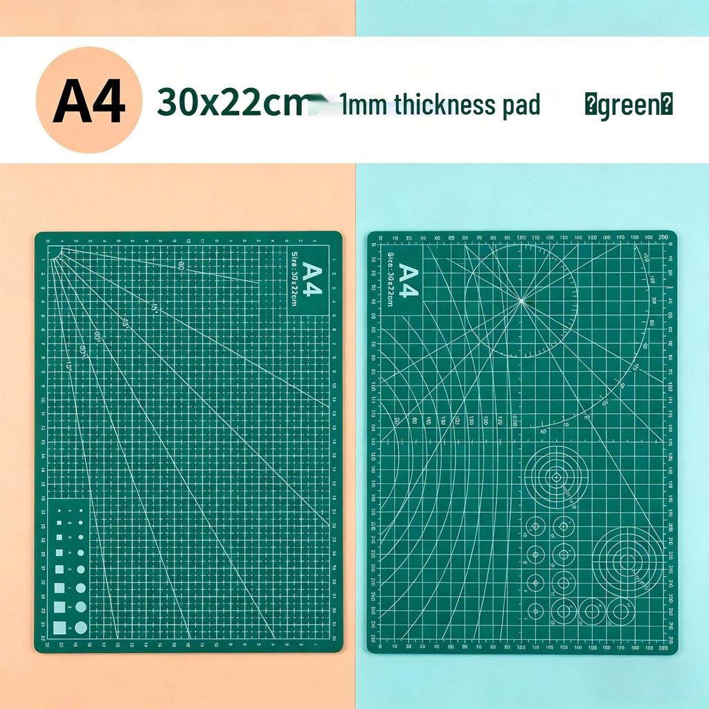 A2/A3/A4 Double-Sided Cutting Mat for Desktop Protection and Crafting - Ideal for Carving, Eraser Stamping, and Paper Cutting.