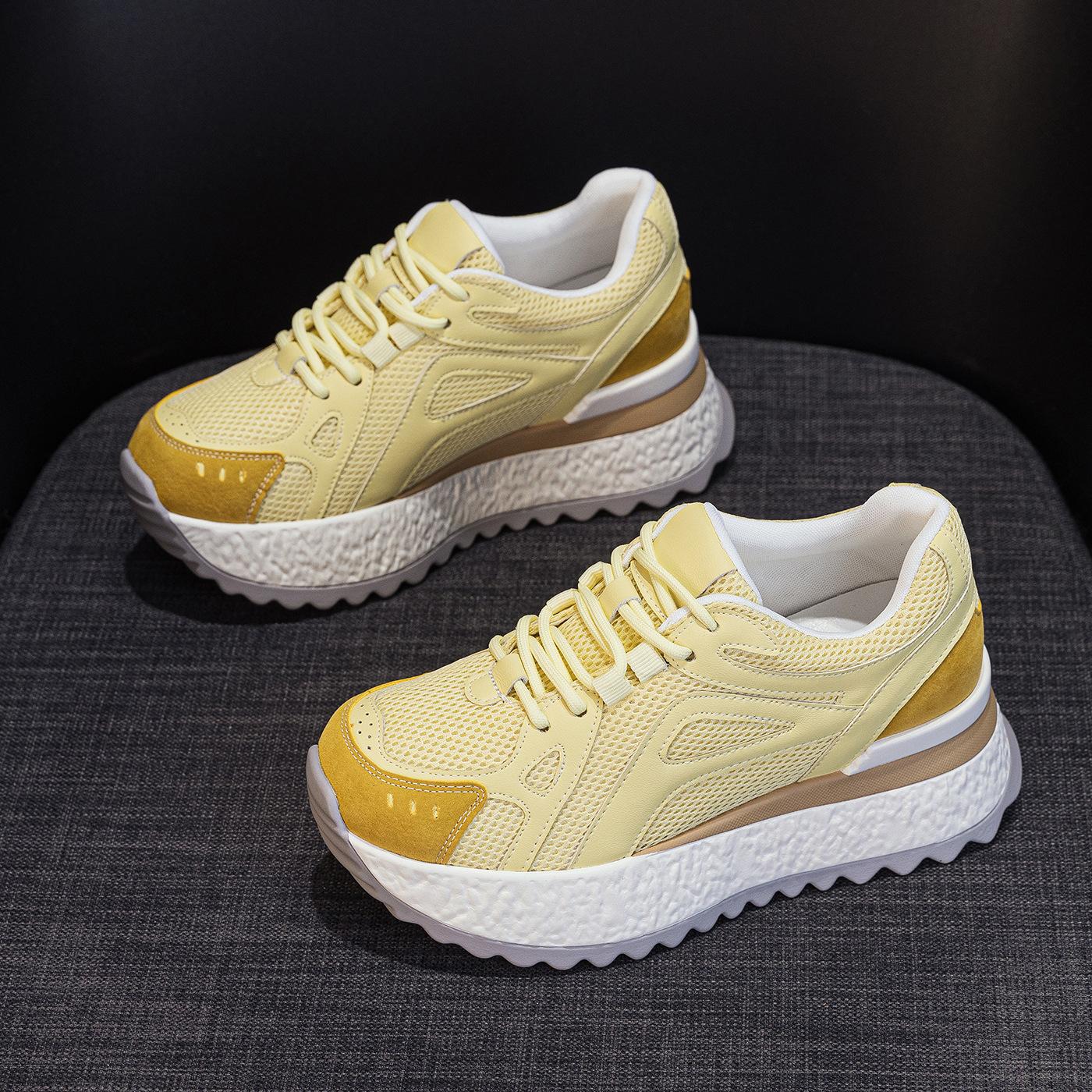 

Platform sports Forrest Gump shoes women s 2025 autumn new Ankola red round head color matching casual fashion dad shoes 40