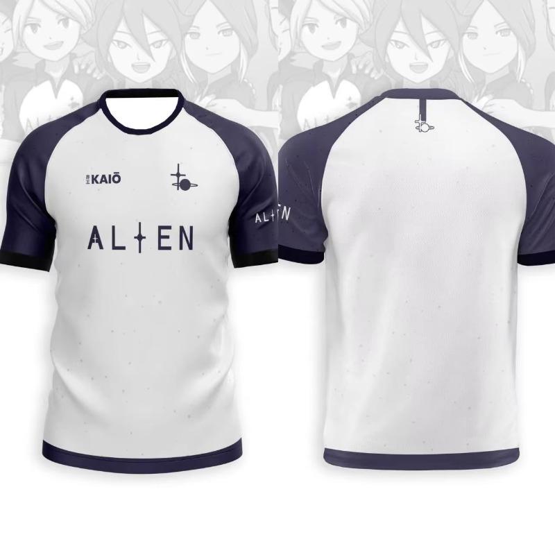 Jersey Anime Football Inama Eleven Joint 3D Print T-shirt Men Women Fashion Oversized Short Sleeve Tops Tees Motorcycle Clothing