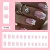 24 Reusable Artificial Fake Nail Set | Lightweight & Long Lasting| Quick Fix For Festivals & Special Occasions