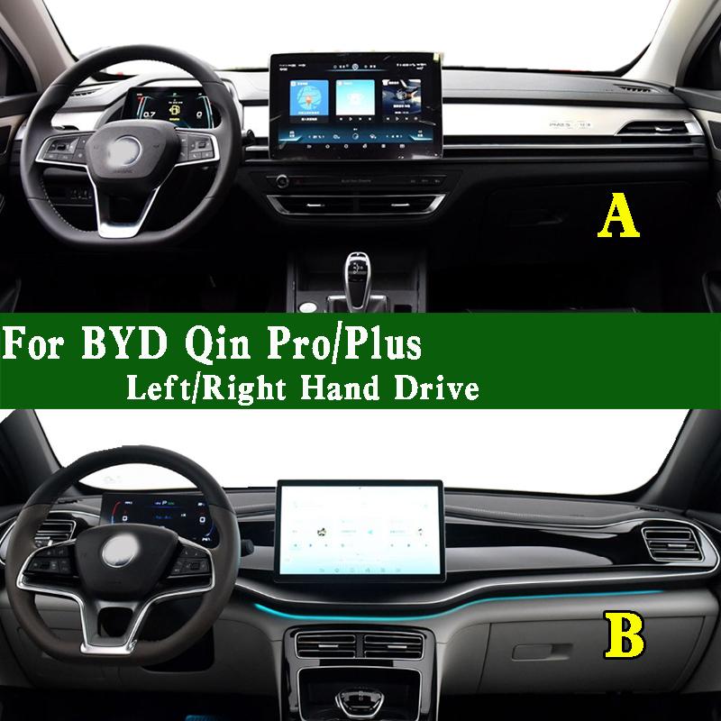 For BYD Qin Pro Plus EV DMi Accsesories Dashmat Dashboard Cover trument Panel Sunscreen Protective Pad Dash Mat Anti-Dirt