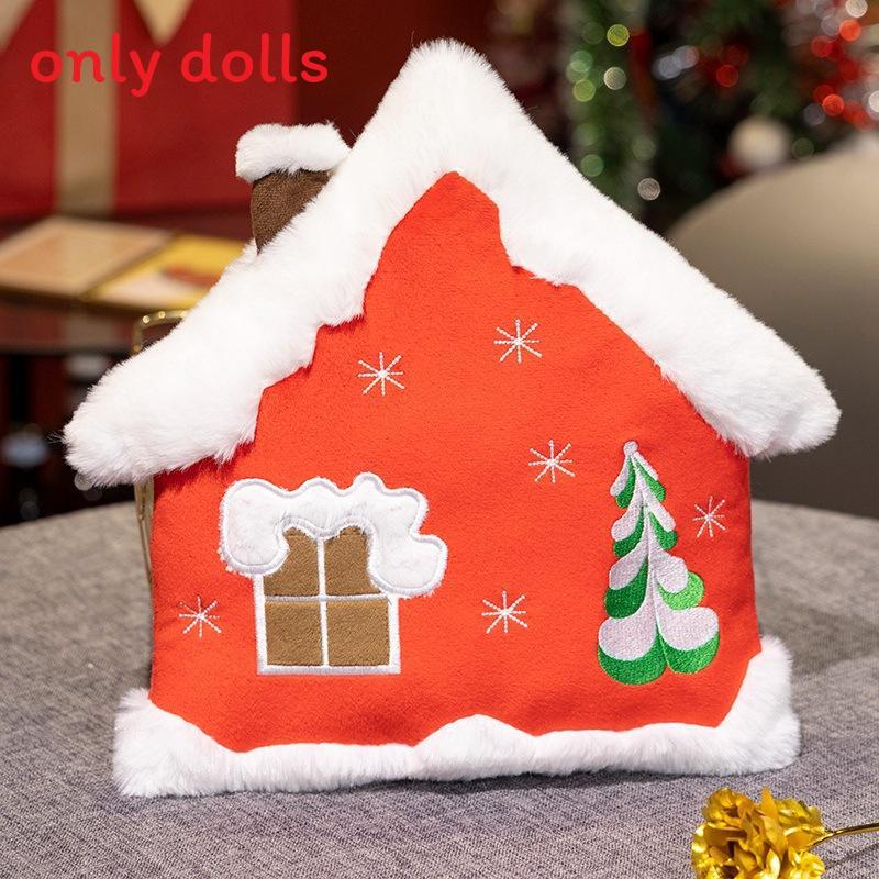 Gingerbread Man Snowman Christmas Tree Plush Daoll Pillow For Holiday Decor And Gift