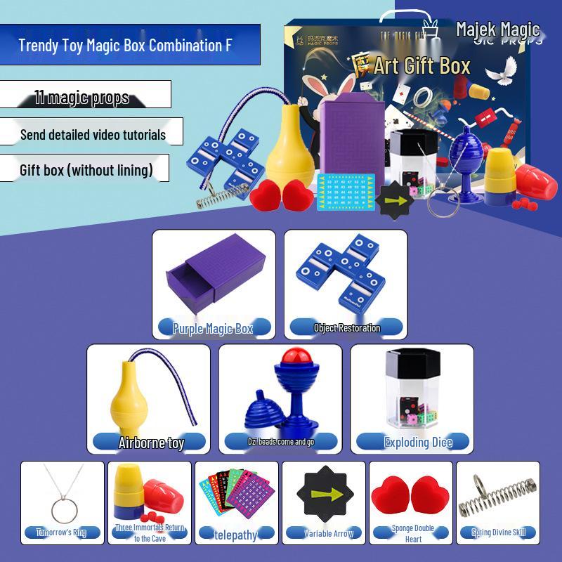 Magic Props Set: Educational Performance Kit for Boys and Girls - Perfect Festival or Birthday Gift
