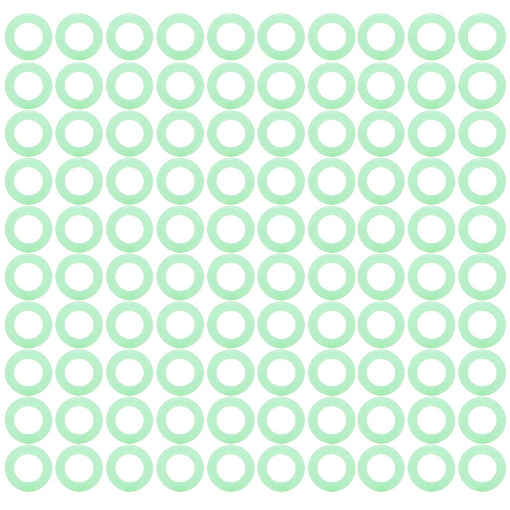 Tent Stack Rings Glow In The Dark Tent Canopy Nail Rings Fluorescent Camping Ground Stack Circle Luminous Tent Pegs Loop