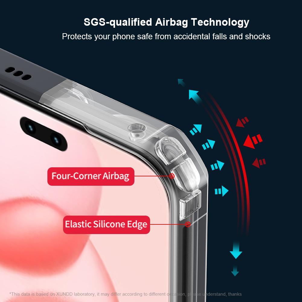 XUNDD For Honor 400 Pro 5G (Global) Case Dropproof TPU + Acrylic Clear Back Phone Cover