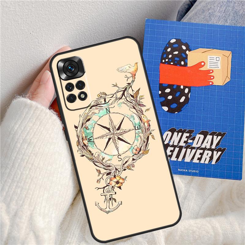 

Stripes Anchor Boat Ship Funda For Xiaomi Redmi 14C 10C 12C 13C Redmi Note 13 Pro 9 10 11 12 10S 11S 12S 14 Pro Case Redmi Note 10 4G